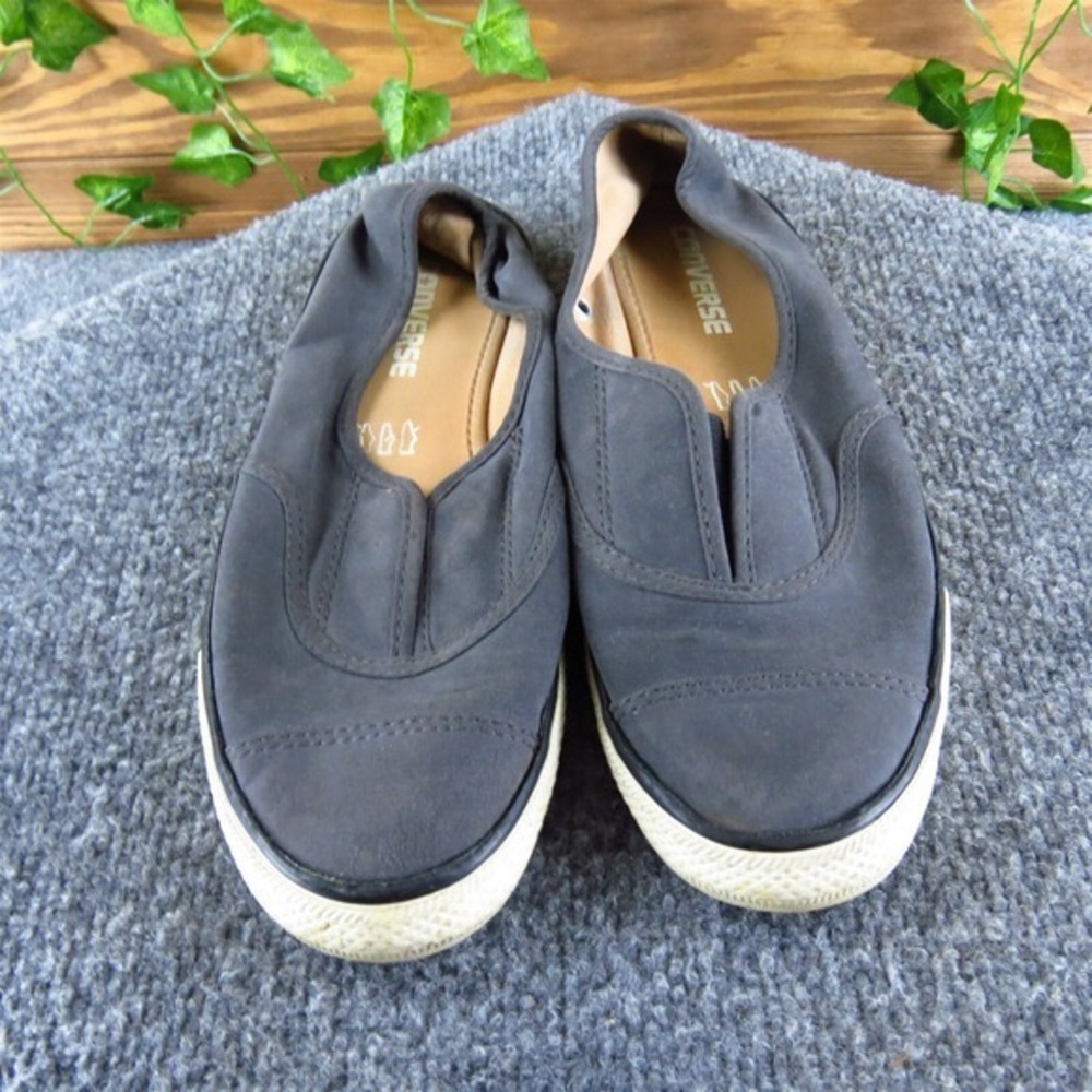 Converse Women's CTAS Cove Slip-On Gray Textile Sz 7 Medium Used 2025 - Picture 2 of 7
